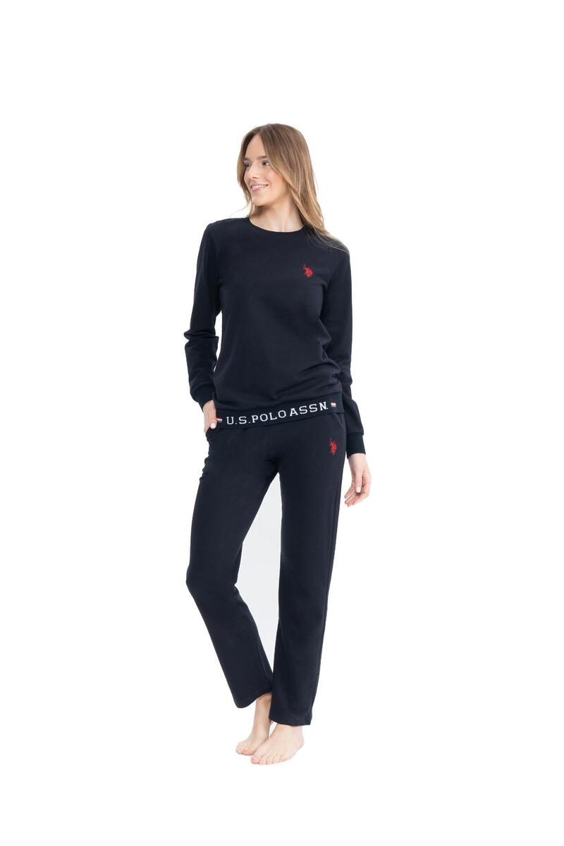 U.S. Polo Assn. 17073 Kadın Ev Giyim Pijama Takım - LACİVERT