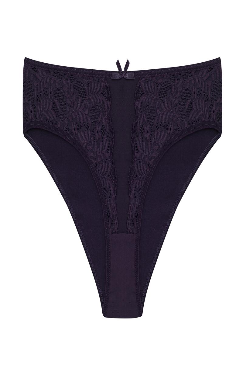 Lüx Drm 2010 Kadın Dantelli Bikini Külot - MOR