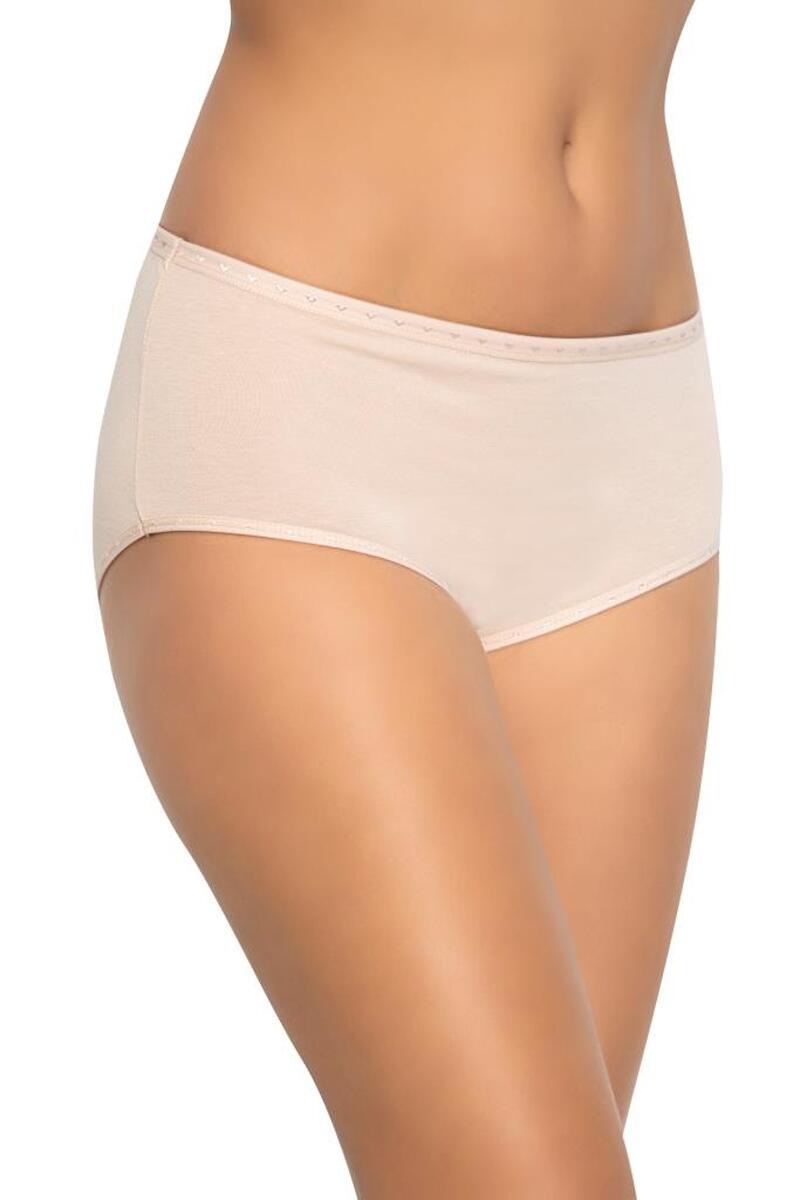 Lüx Drm 2510 Kadın Bato Yüksek Bel Pamuklu Slip - TEN