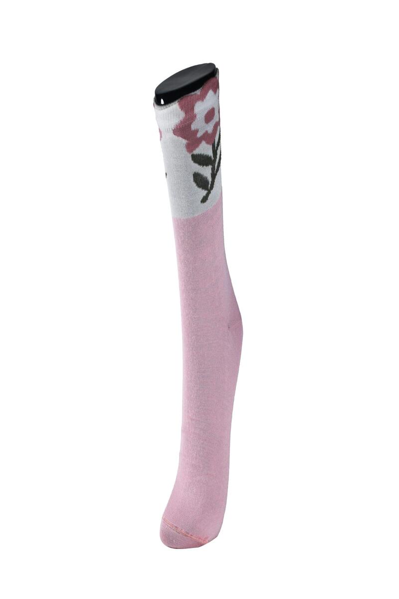 Roff 26474 Kadın Maubos Bambu Soket Çorap - PEMBE