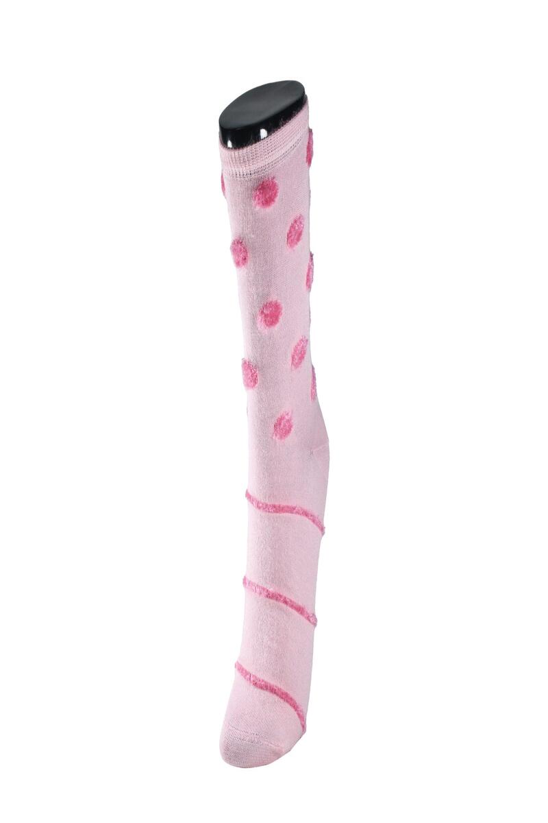 Roff 26509 Kadın Motis Bambu Dikişsiz Soket Çorap - PEMBE