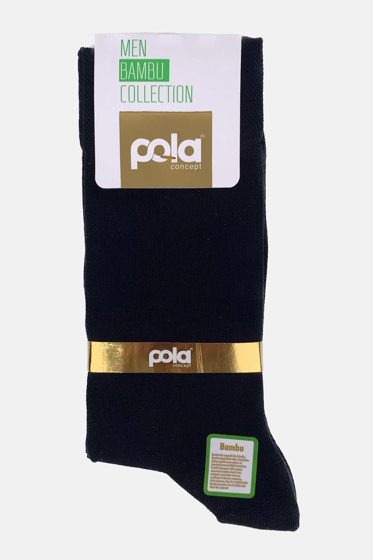 4000-POLA ERK.BAMBU ÇORAP - BEYAZ