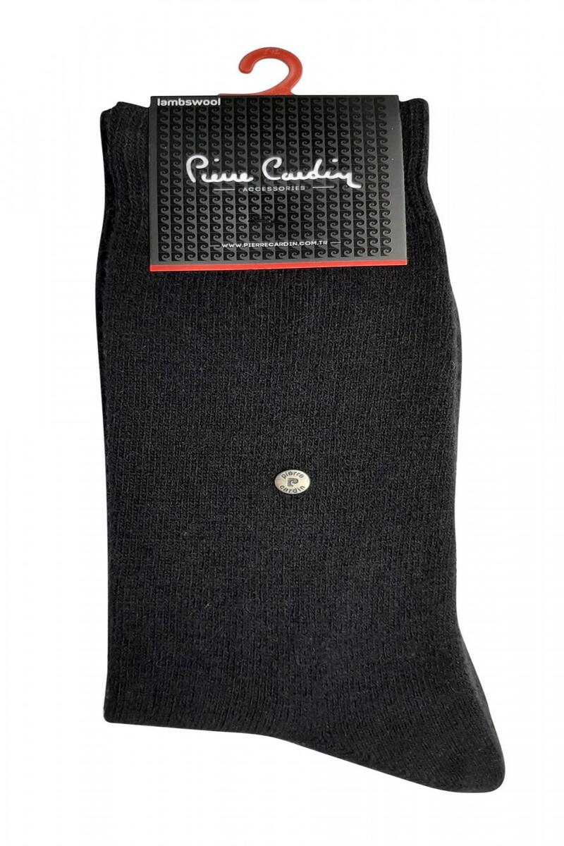Pierre Cardin 503 Manila Lambswool Erkek Çorap - SİYAH