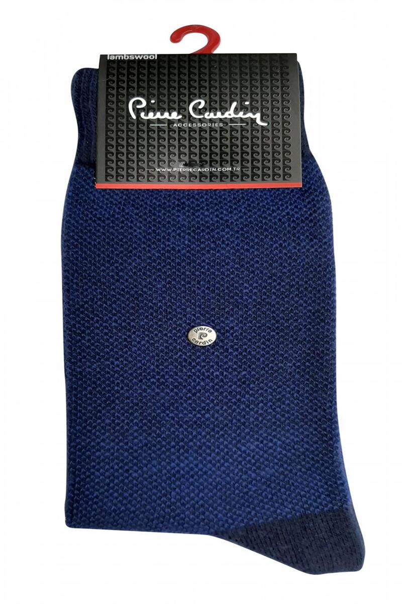 Pierre Cardin 504 Punto Lambswool Erkek Çorap - LACİVERT