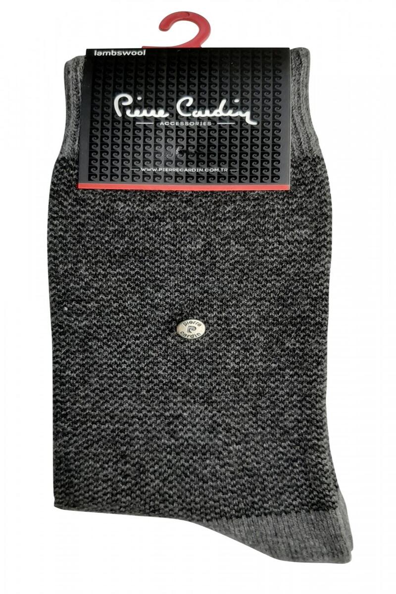 Pierre Cardin 504 Punto Lambswool Erkek Çorap - ANTRASİT