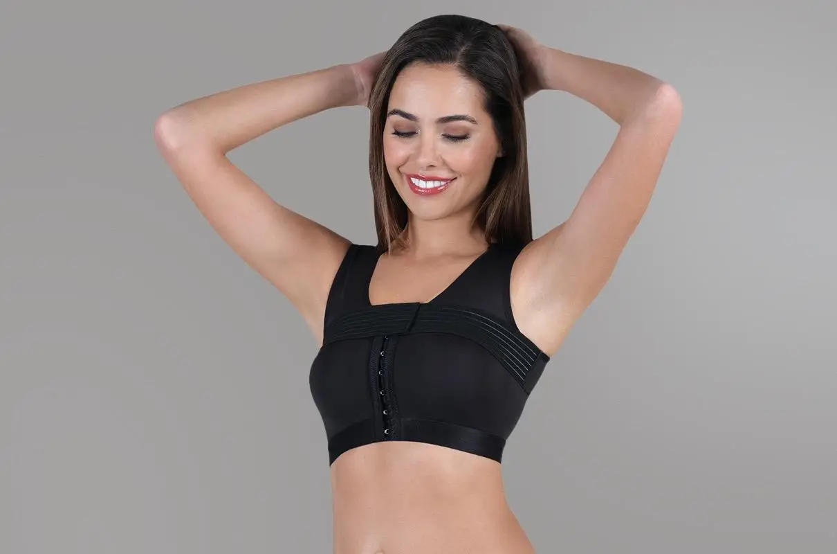 640 Liposuction Bandajlı Sütyen - SİYAH