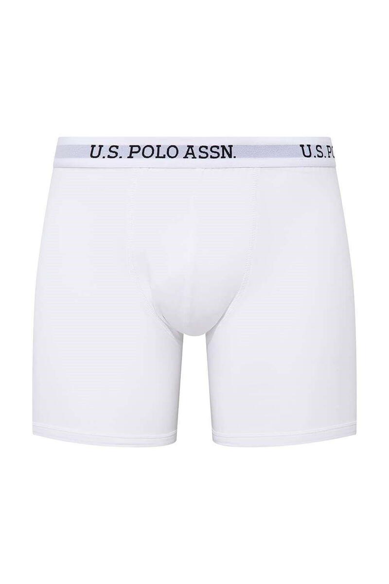 U.S. Polo Assn. 80453 Erkek Tekli Uzun Paçalı Boxer - BEYAZ