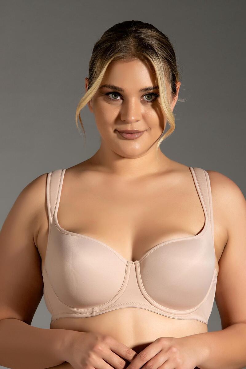 New Bra 8140 Büyük Beden Desteksiz Sütyen - TEN