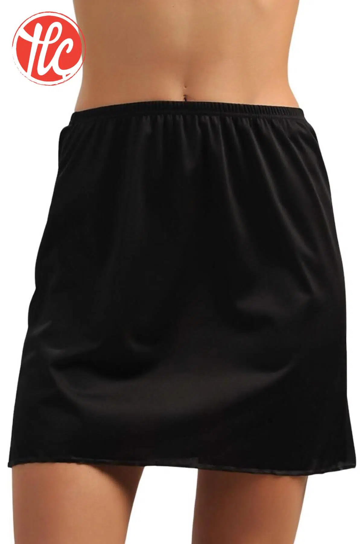 Anıl 615 Kadın Polyemid Kumaşlı Diz Üstü Kısa Etek Altı Jüpon - SİYAH