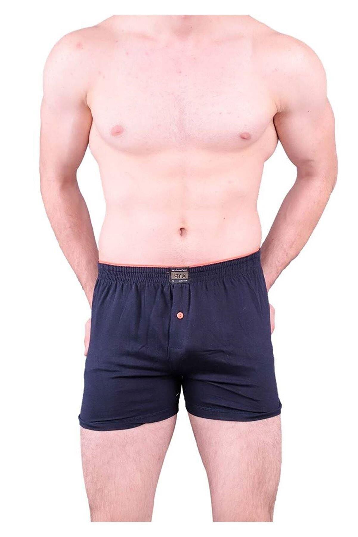 Anıt 1146 Erkek Pamuk Boxer - LACİVERT