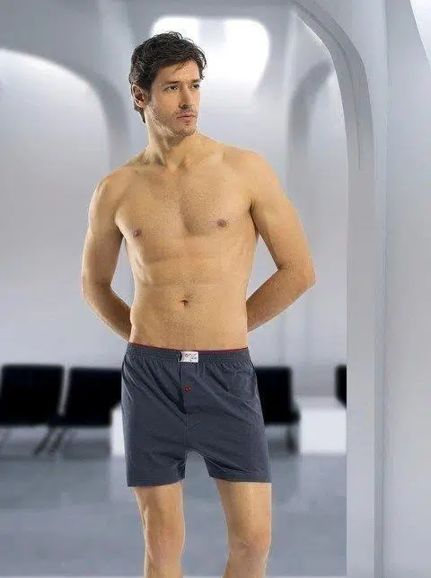 Anıt 1146 Erkek Pamuk Boxer - FÜME