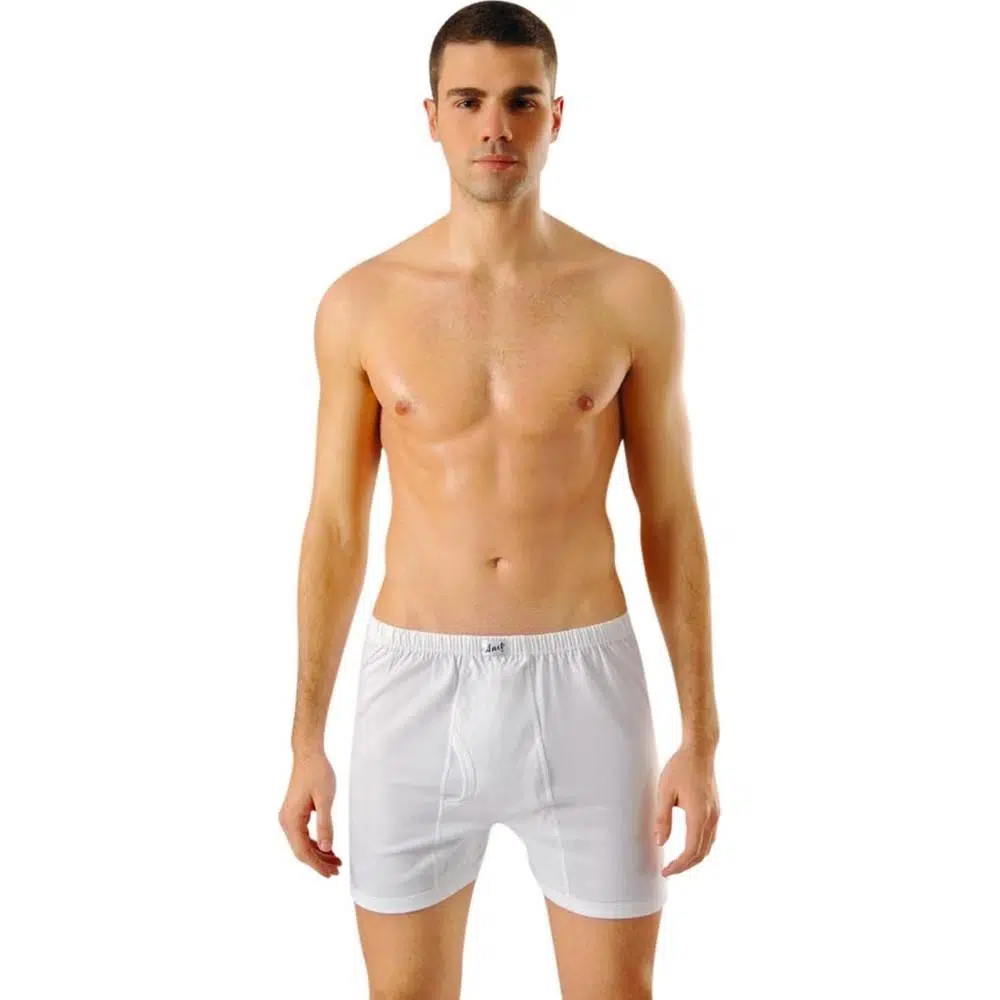 Anıt 1152 Erkek Kısa Paçalı Klasik Boxer - BEYAZ