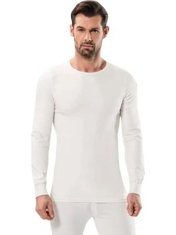 Anıt 1159 Termal Unisex Üst - EKRU