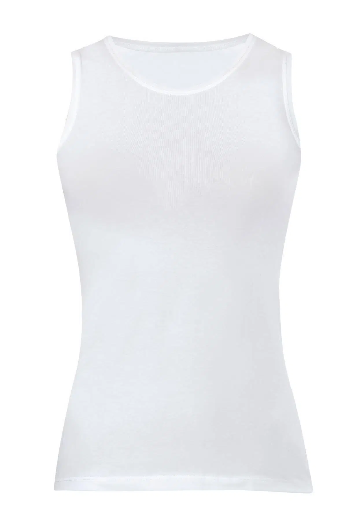 Anıt 2179 0 Yaka Kalın Askılı Atlet - BEYAZ