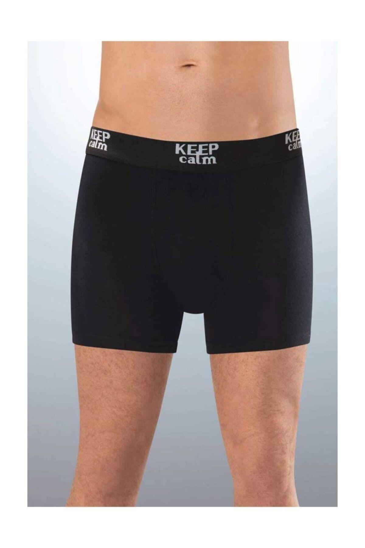 Anıt Erkek 1 Adet Modal Rahat Boxer - SİYAH