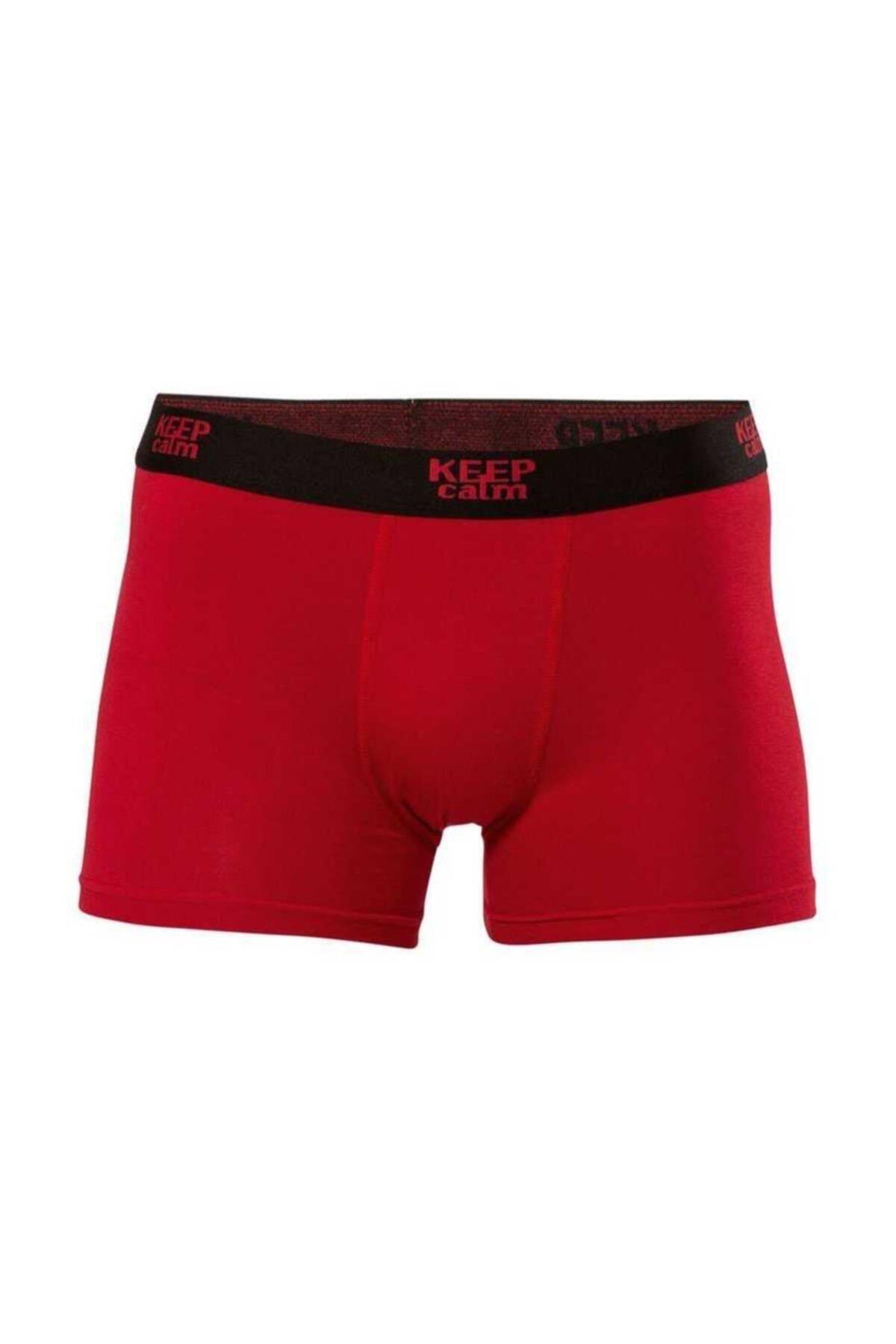 Anıt Erkek 1 Adet Modal Rahat Boxer - KIRMIZI