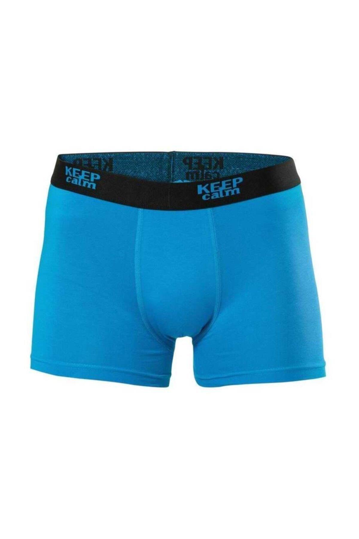 Anıt Erkek 1 Adet Modal Rahat Boxer - İNDİGO