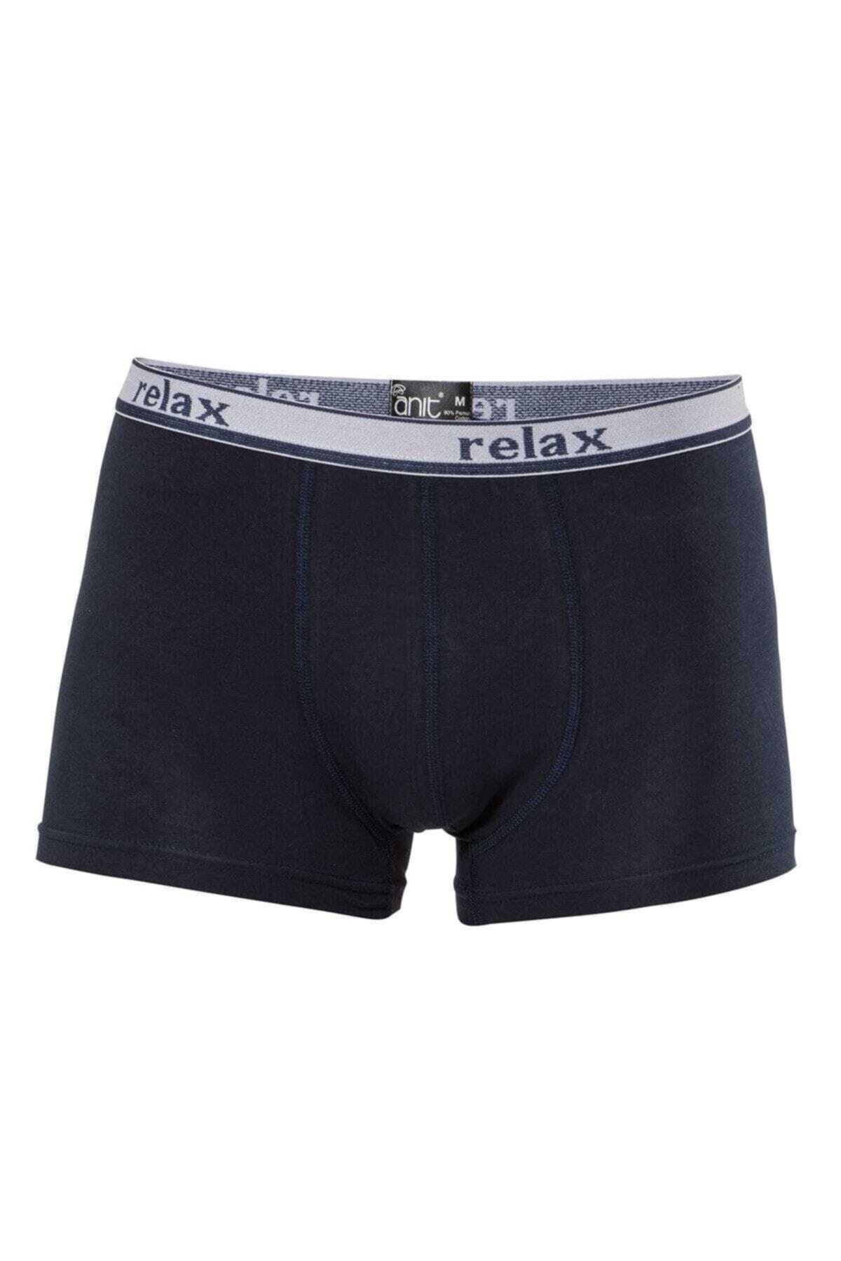 Anıt Erkek Relax Pamuklu Esnek 1 Adet Boxer - LACİVERT