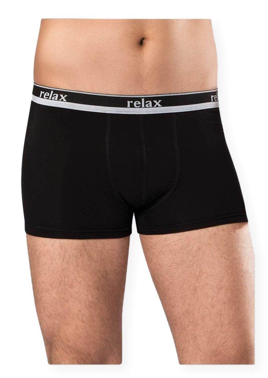 Anıt Erkek Relax Pamuklu Esnek 1 Adet Boxer - SİYAH