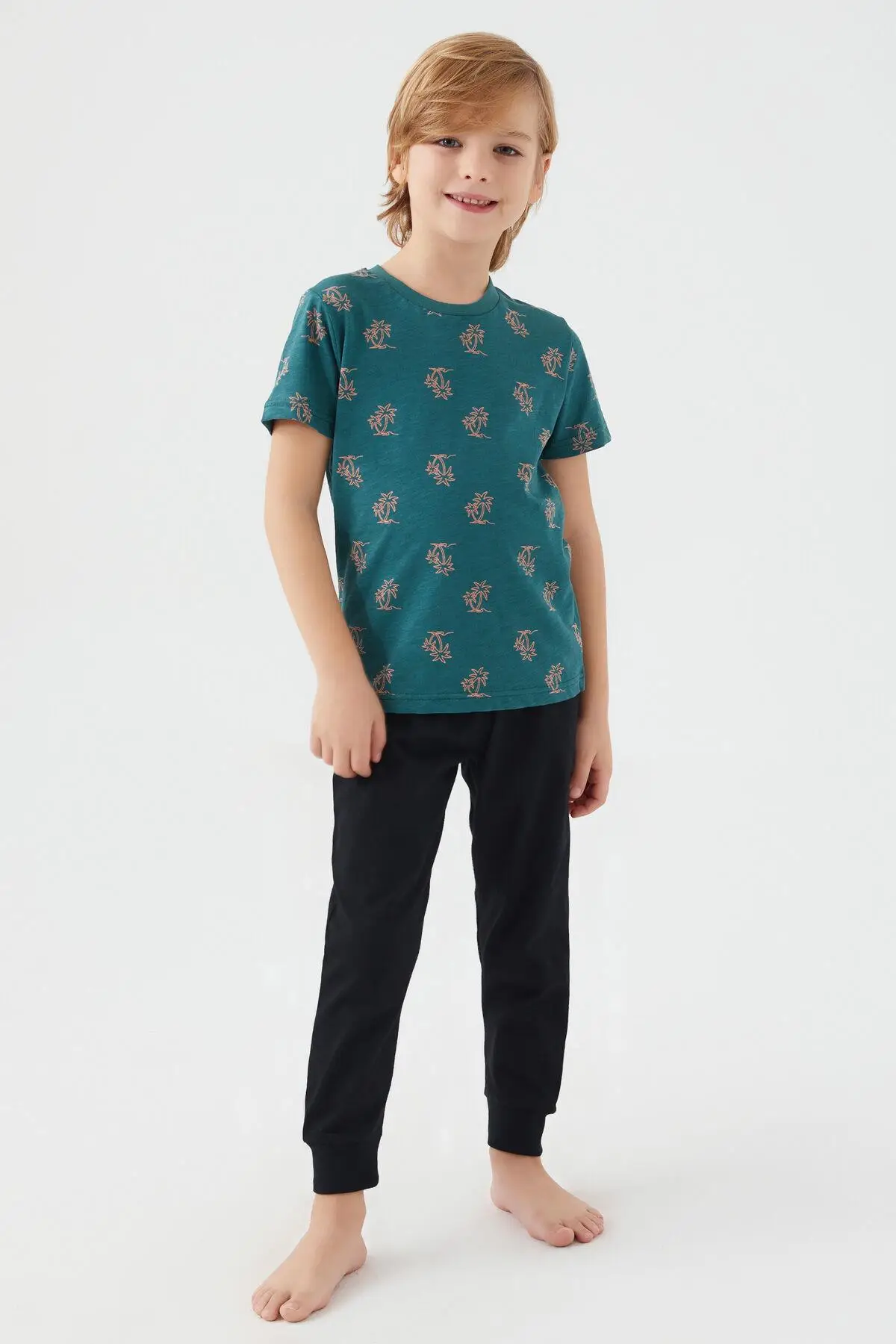 Arnetta 2504 Parrot Erkek Çocuk Kısa Kol Pijama Takım