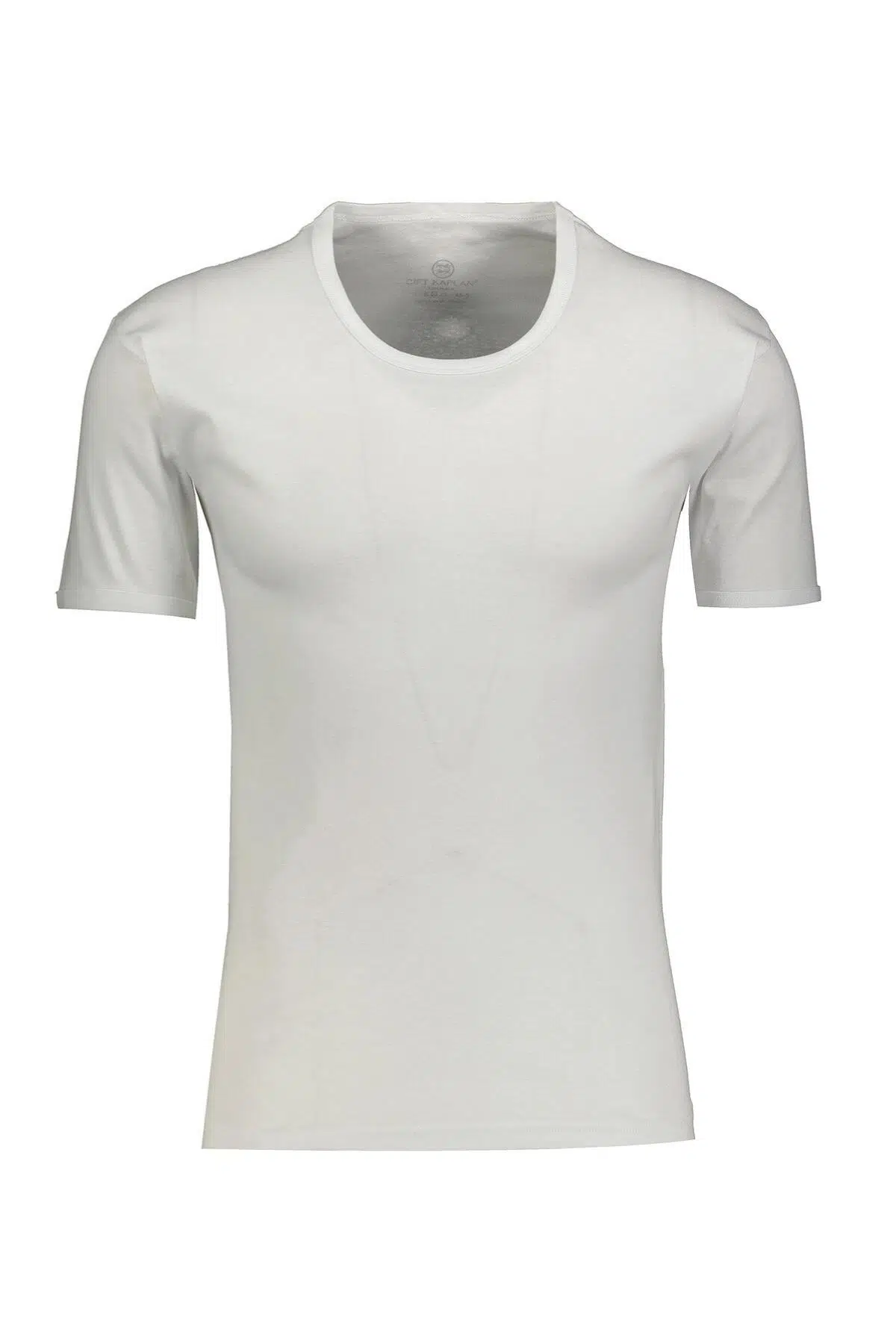 Çift Kaplan 840 Erkek Bisiklet Yaka Ribana Atlet - BEYAZ