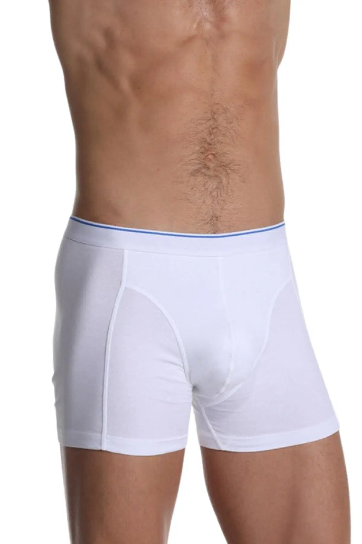 Çift Kaplan 889 Erkek Elastanlı Boxer - BEYAZ