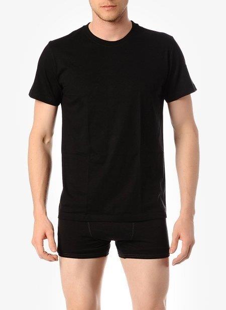 Çift Kaplan 947 Erkek Süprem T-Shirt Siyah - SİYAH