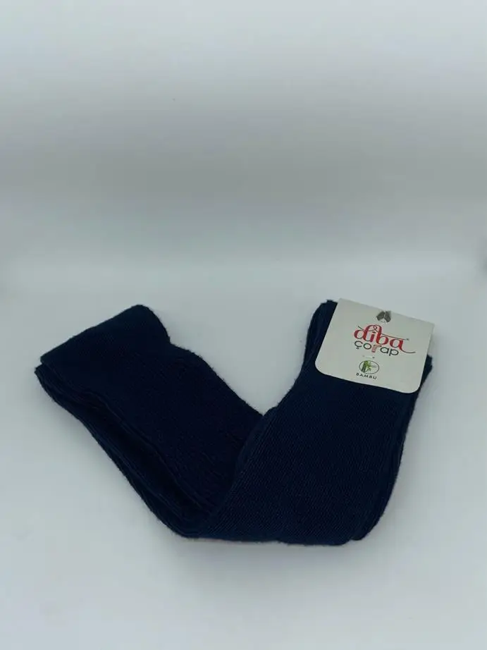 Diba 484 Kadın Bambu Dizüstü Çorap - LACİVERT