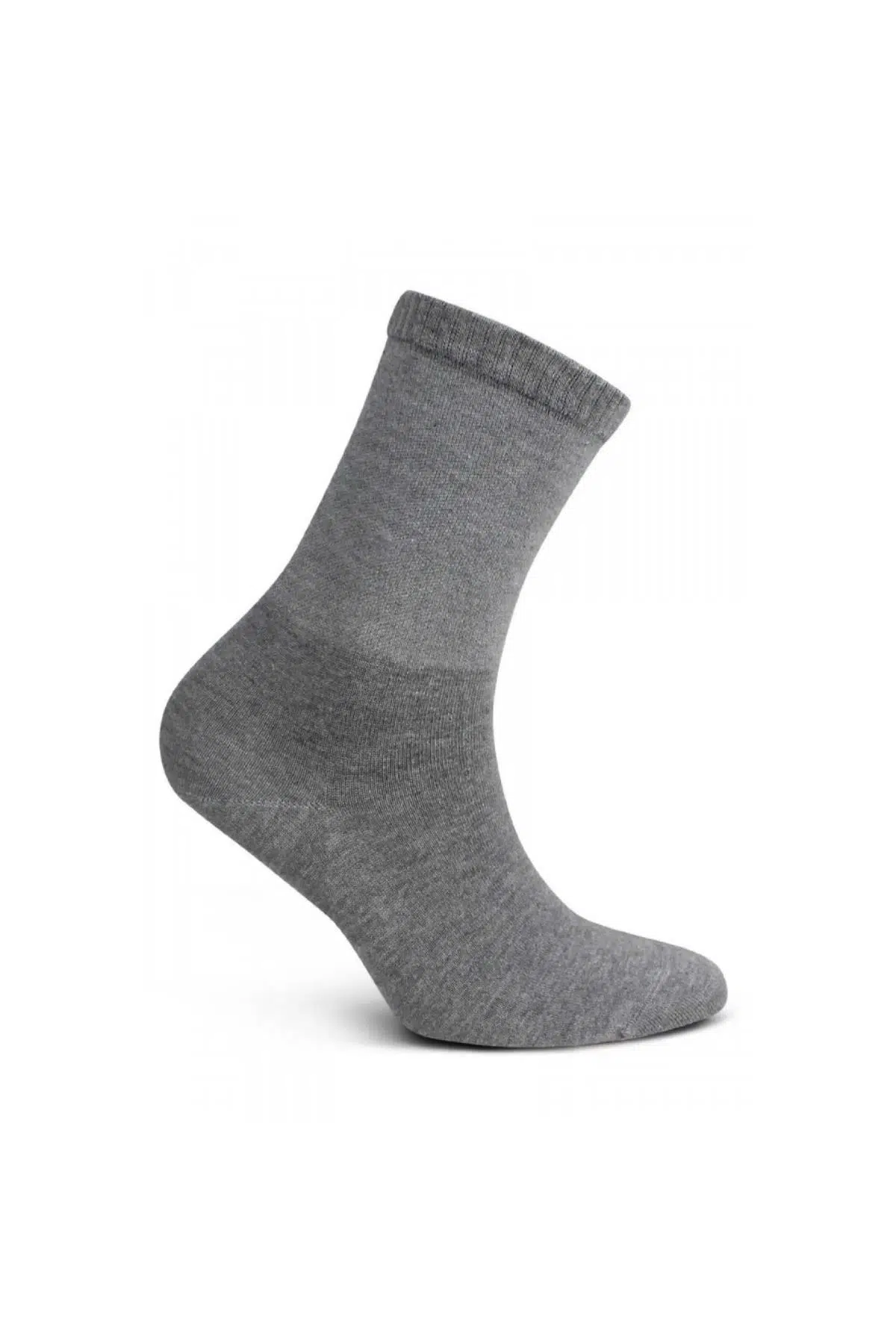 Dündar Erkek Diyabetik Bambu Dikişsiz Sıkmayan Lastik Çorap 1 Adet - GRİ