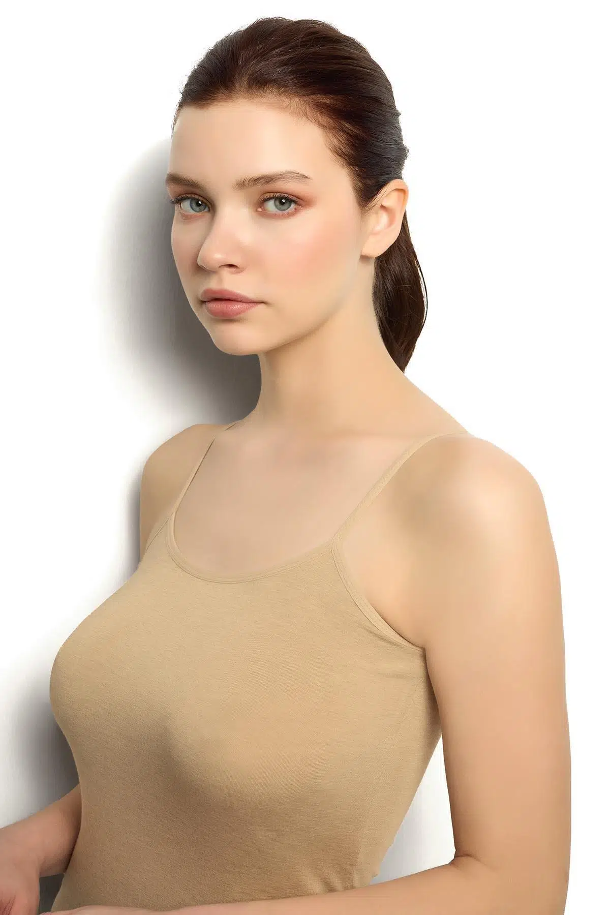 Gd Goldoremi Kadın Pamuklu Rahat Terletmez İp Askılı Atlet