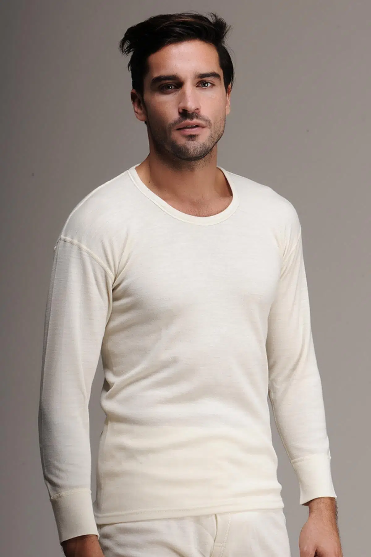 Hasyün 00913 Yün Erkek Uzun Kollu Fanila - SARI