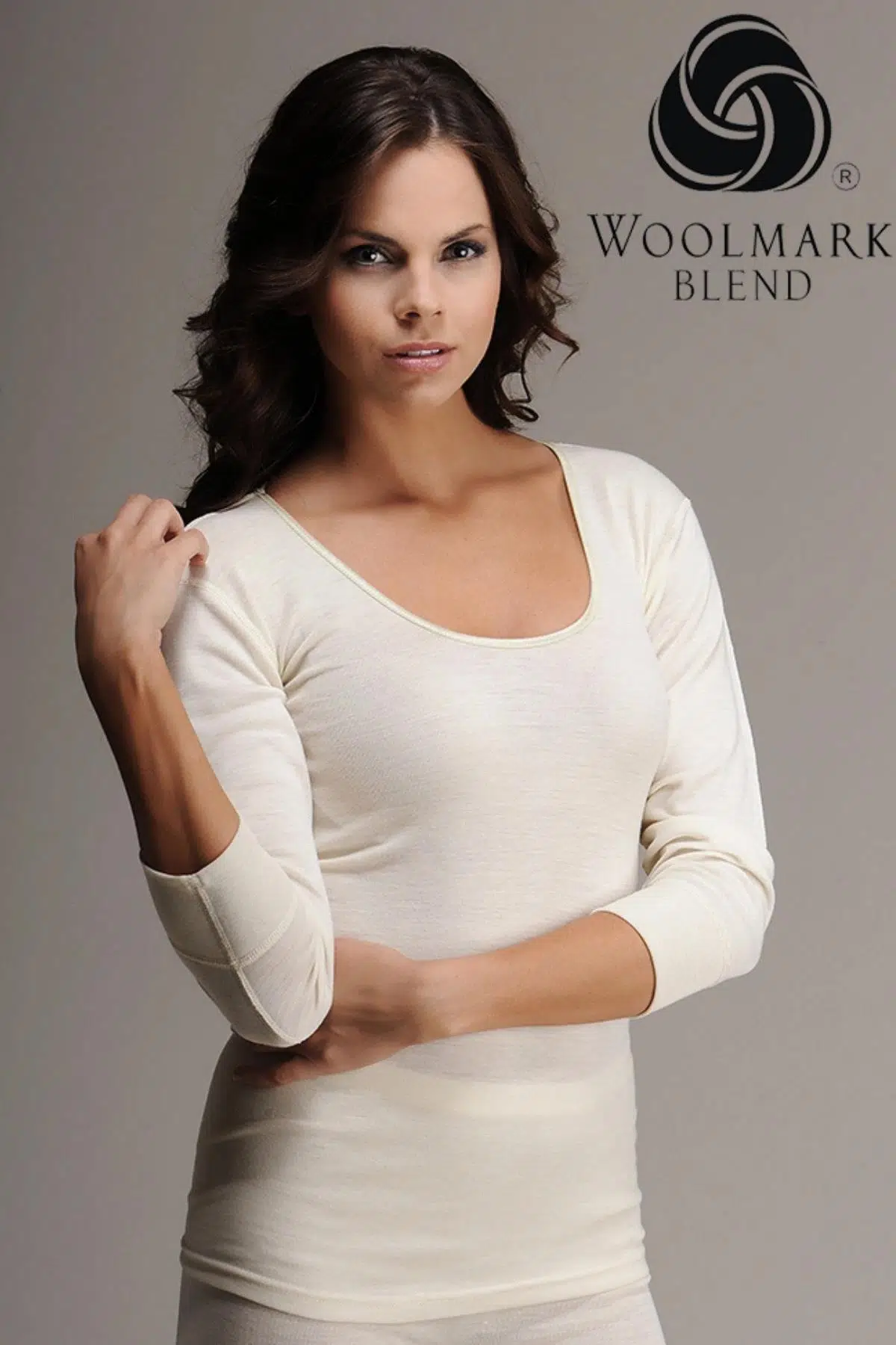 Hasyün 07625 Kadın Ribana Biyeli Yün Uzun Kollu İçlik - SARI