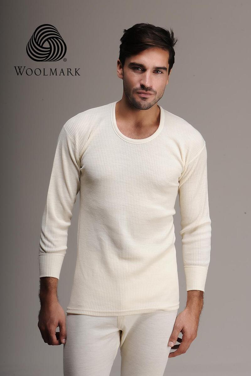 Hasyün 1002 Erkek %100 Yün Uzun Kollu - SARI