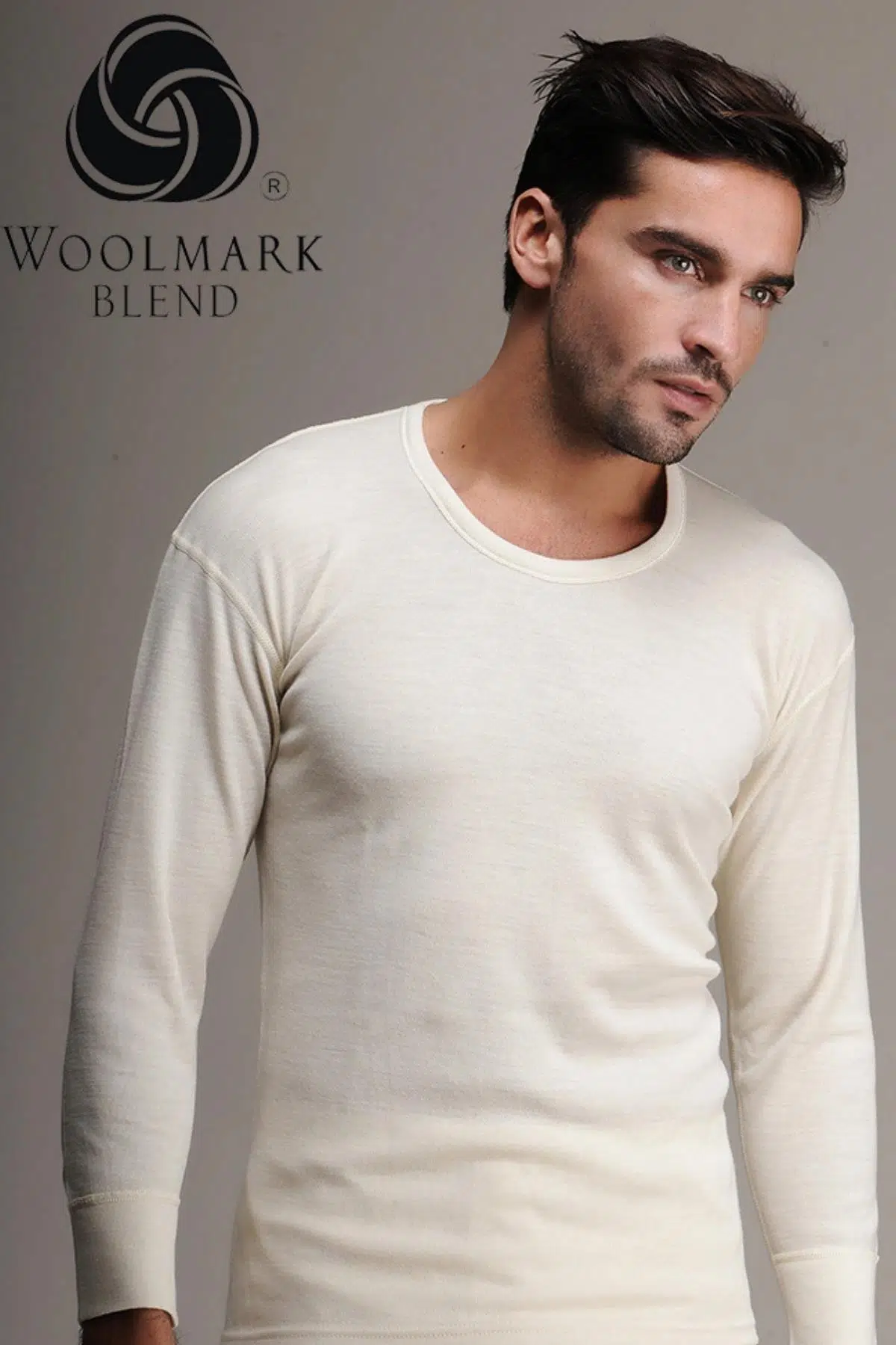 Hasyün 102 Süper Battal Erkek Uzun Kollu Yün Fanila - SARI