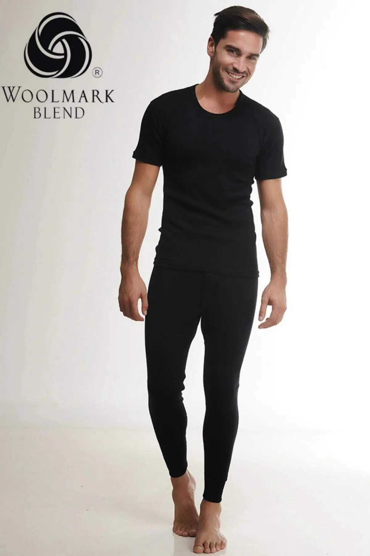 Hasyün 4001 Erkek Siyah Uzun Yün Don - SİYAH