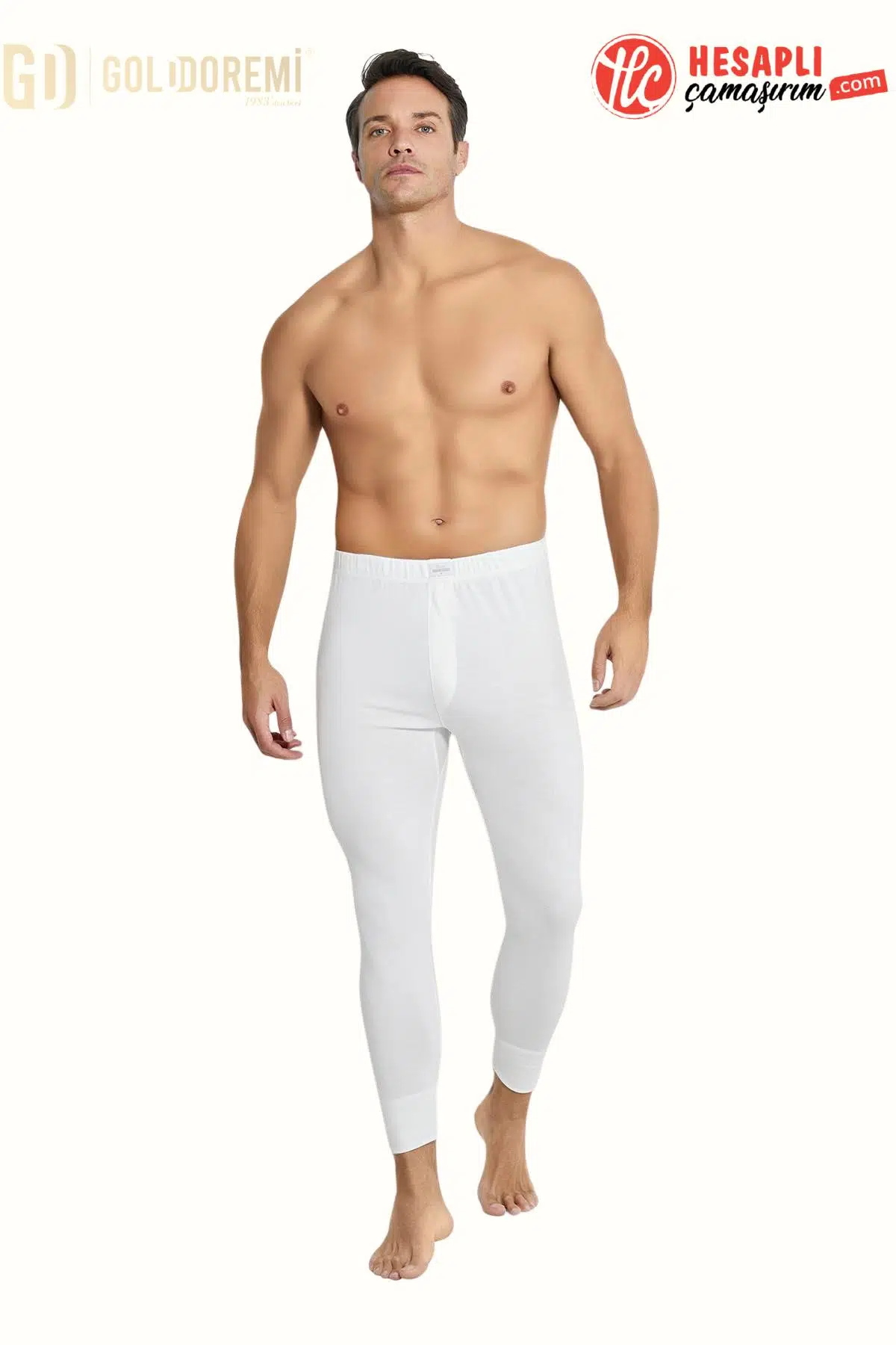Jiber 161 Premium Erkek Likralı Esnek Sıcak Tutan Terletmez Termal İçlik Tayt Alt - EKRU
