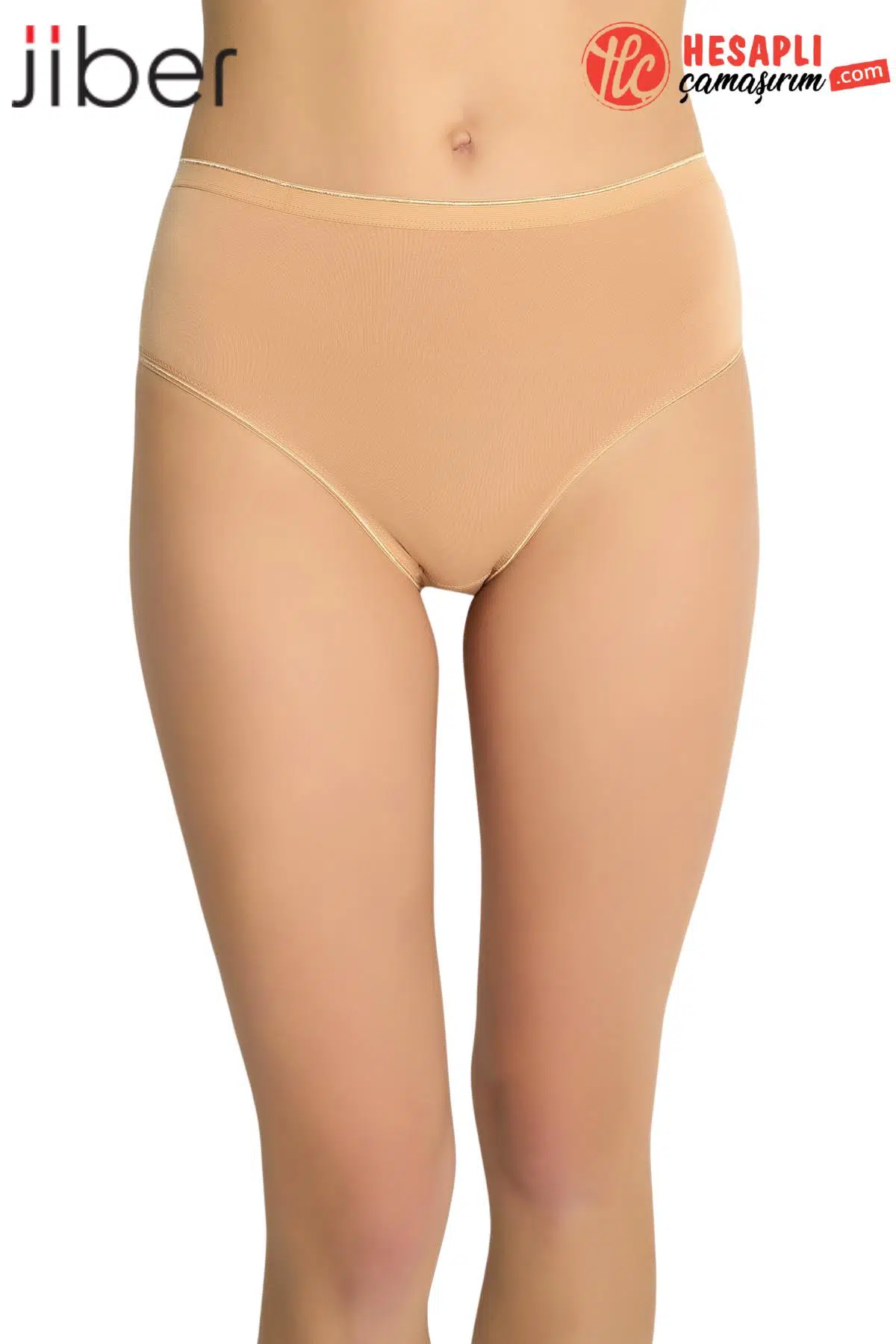 Jiber Premium Kadın Modal Pamuklu Yüksek Bel Bato Tekli Külot