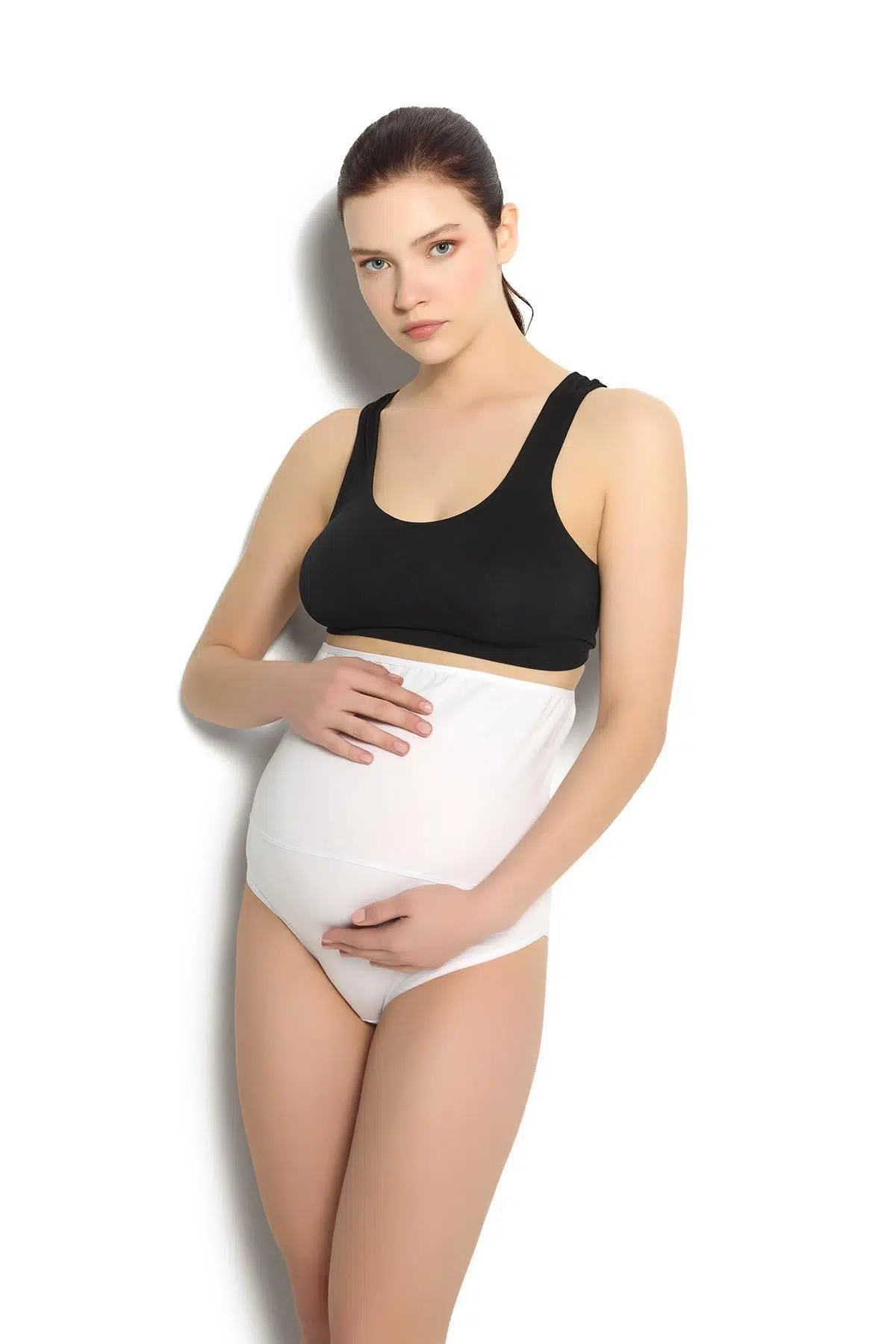 Jiber 664 Kadın Pamuklu Hamile Külot 1 Adet - BEYAZ