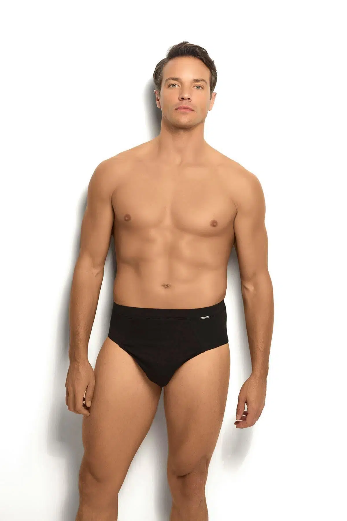 Jiber Erkek 3'lü Yok Gibi İz Yapmayan Lastik Modal Pamuklu Slip Külot - SİYAH