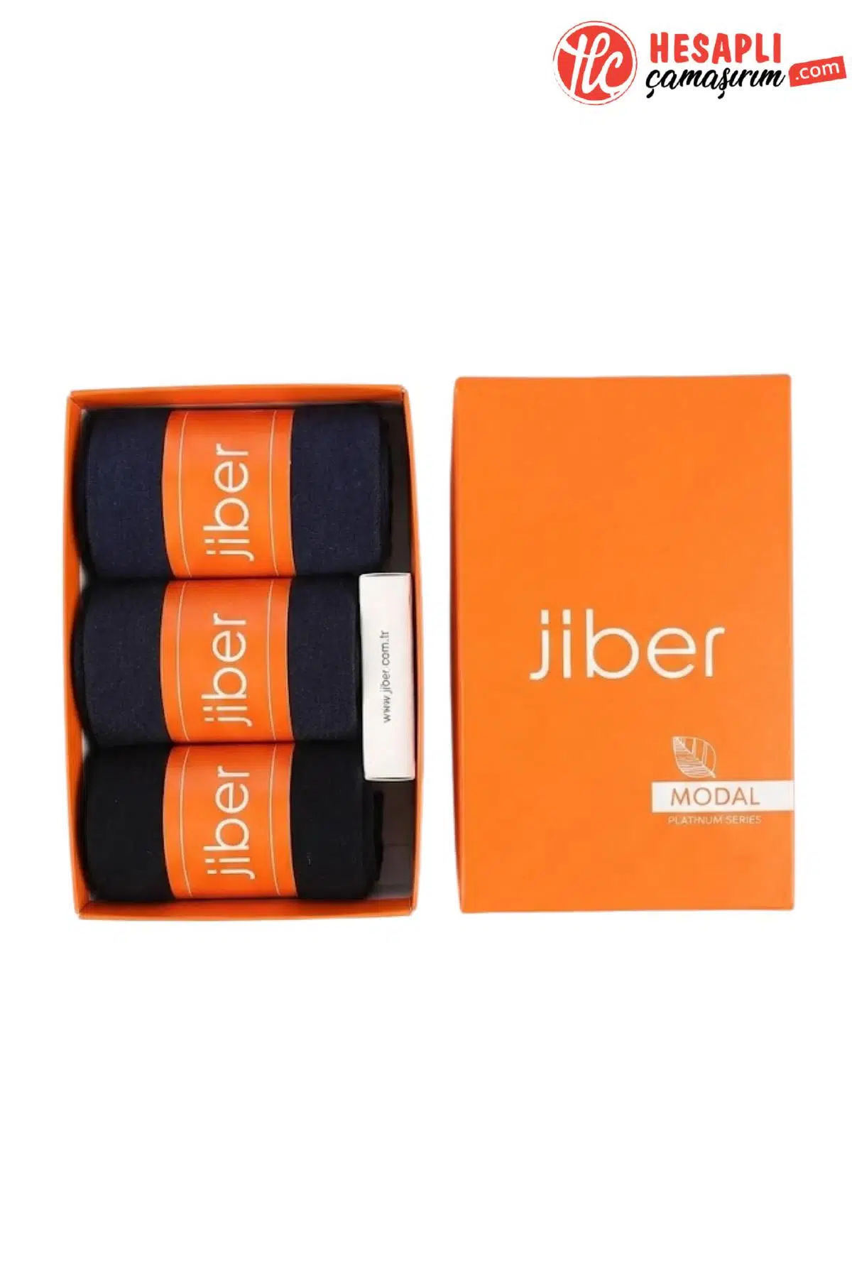 Jiber Erkek Nefes Alabilen Modal Kumaş Sabun Hediyeli 3'lü Renkli Uzun Kutulu Çorap