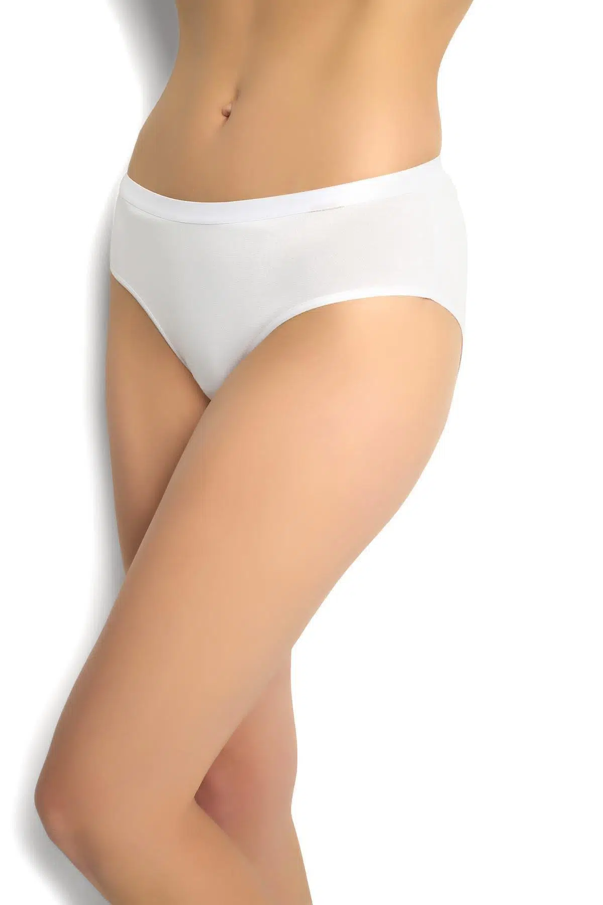 Jiber Kadın Nefes Alan Kumaş Bambu Külot 1 Adet - BEYAZ