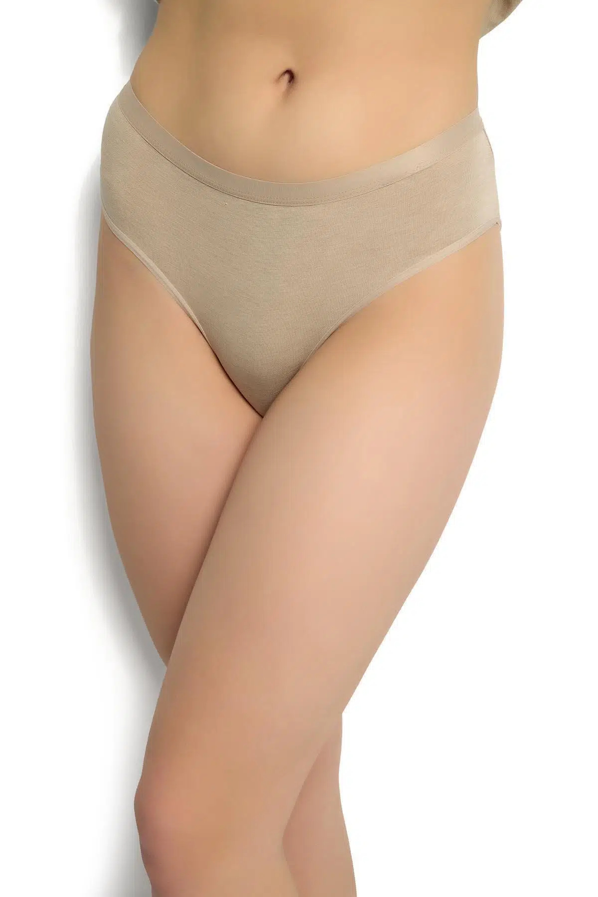 Jiber Kadın Nefes Alan Kumaş Bambu Külot 1 Adet - VİZON