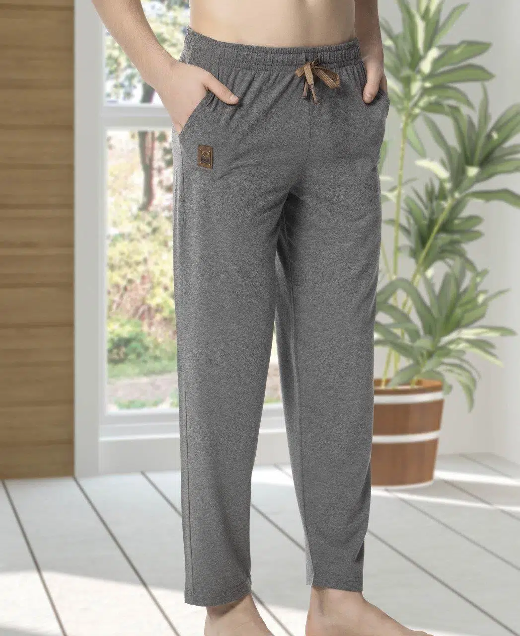 Kly 106 Lyc Erkek Orta Kalın Tek Penye Pantolon - ANTRASİT