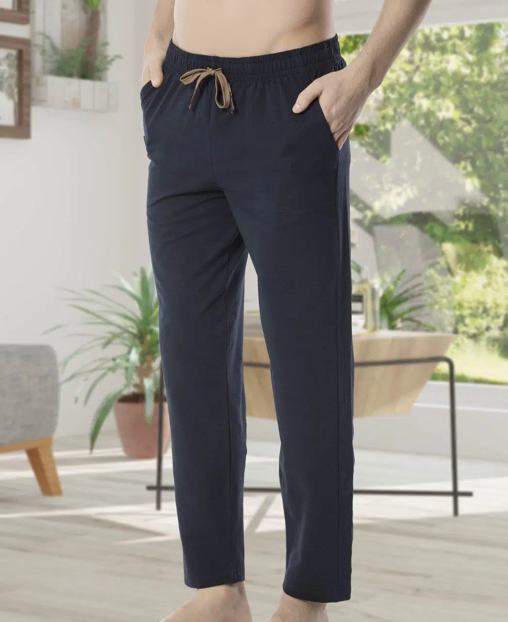 Kly 106 Lyc Erkek Orta Kalın Tek Penye Pantolon - LACİVERT