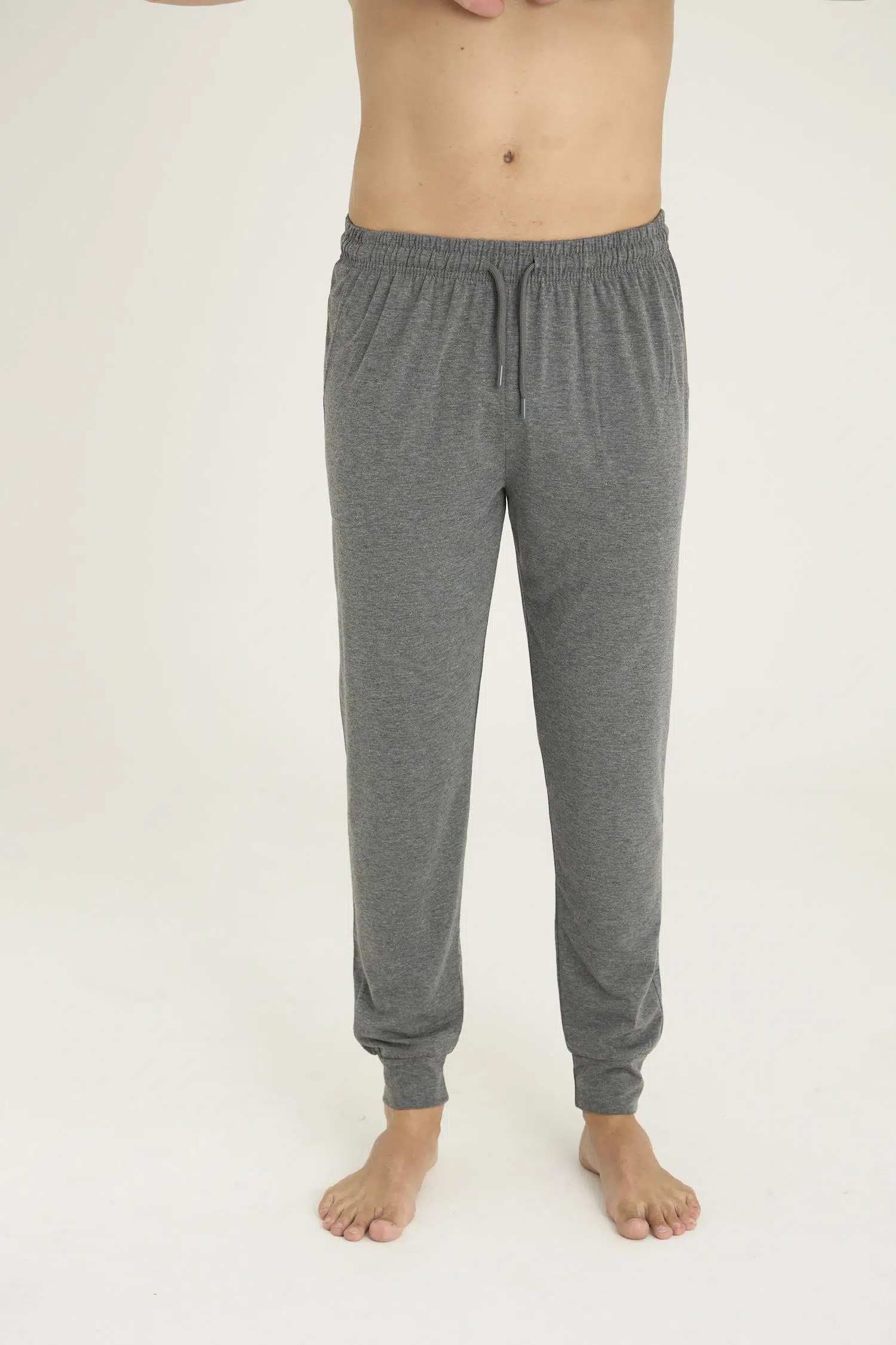 Kly 120R Erkek Likralı %100 Pamuklu Paça Manşetli Lastikli Eşofman/Pantolon/Pijama Altı