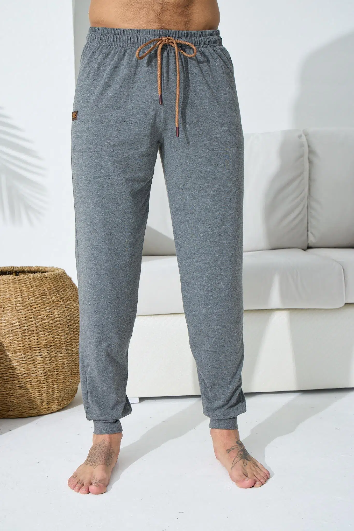 Kly 120R Manşetli Tek Pantolon - ANTRASİT