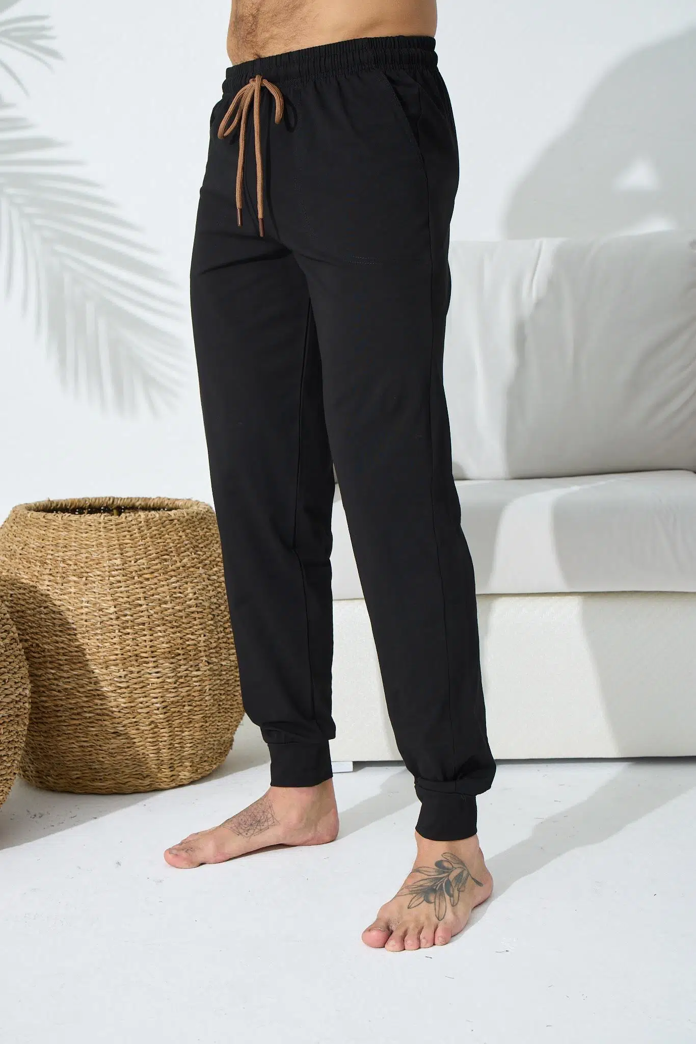 Kly 120R Manşetli Tek Pantolon - SİYAH