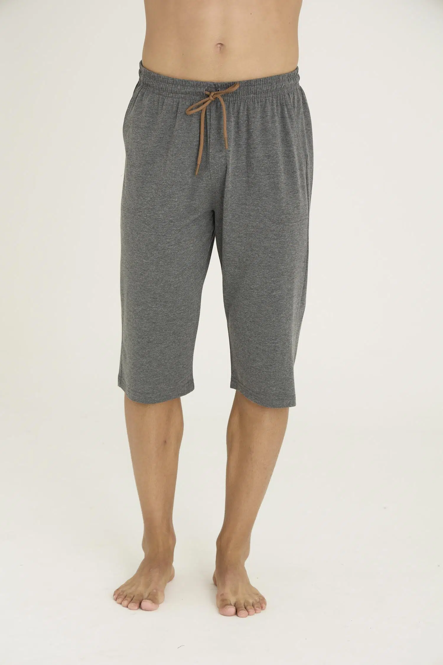 Kly 121 Erkek %100 Pamuklu İnce Tek Kapri - ANTRASİT