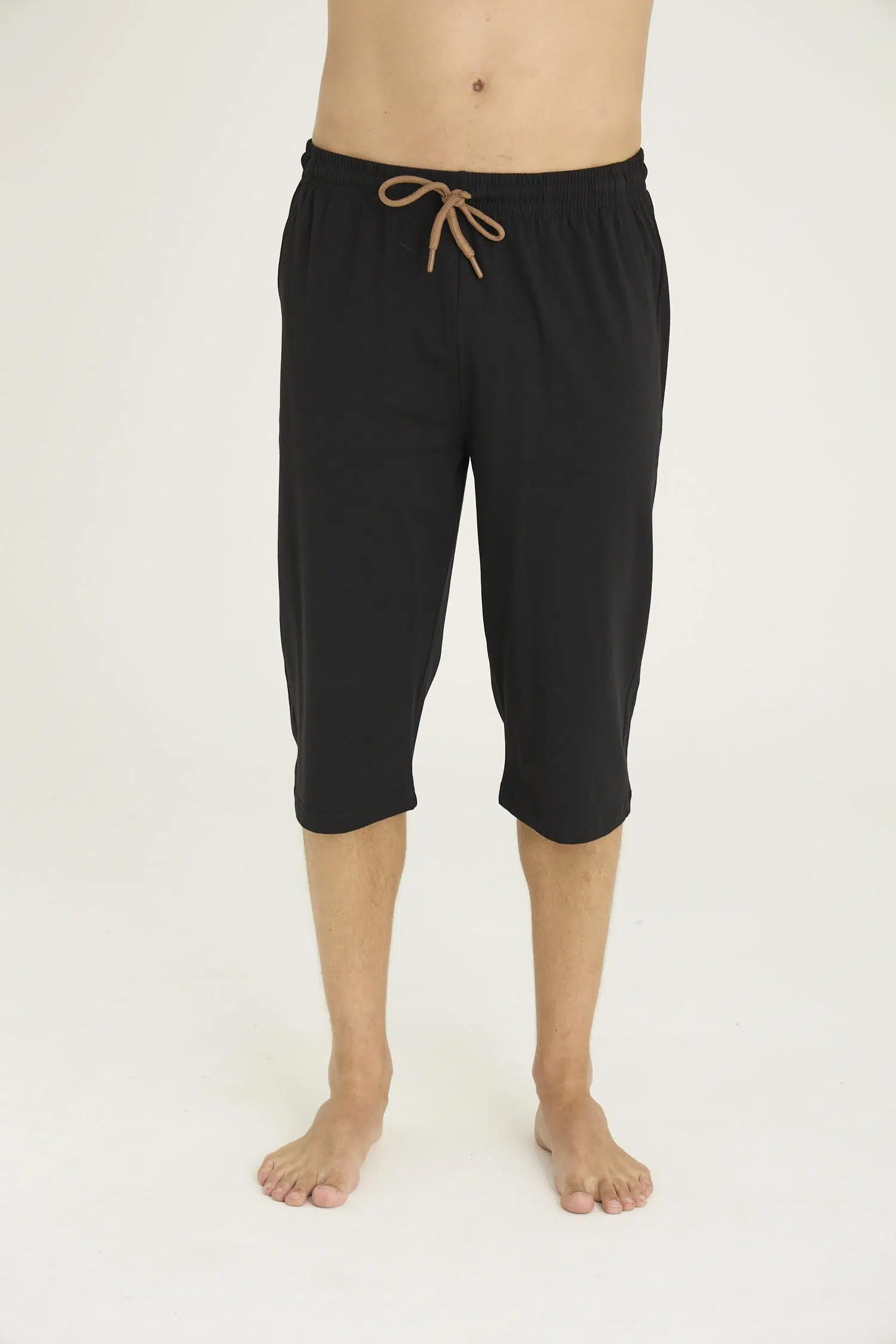 Kly 121 Erkek %100 Pamuklu İnce Tek Kapri - SİYAH