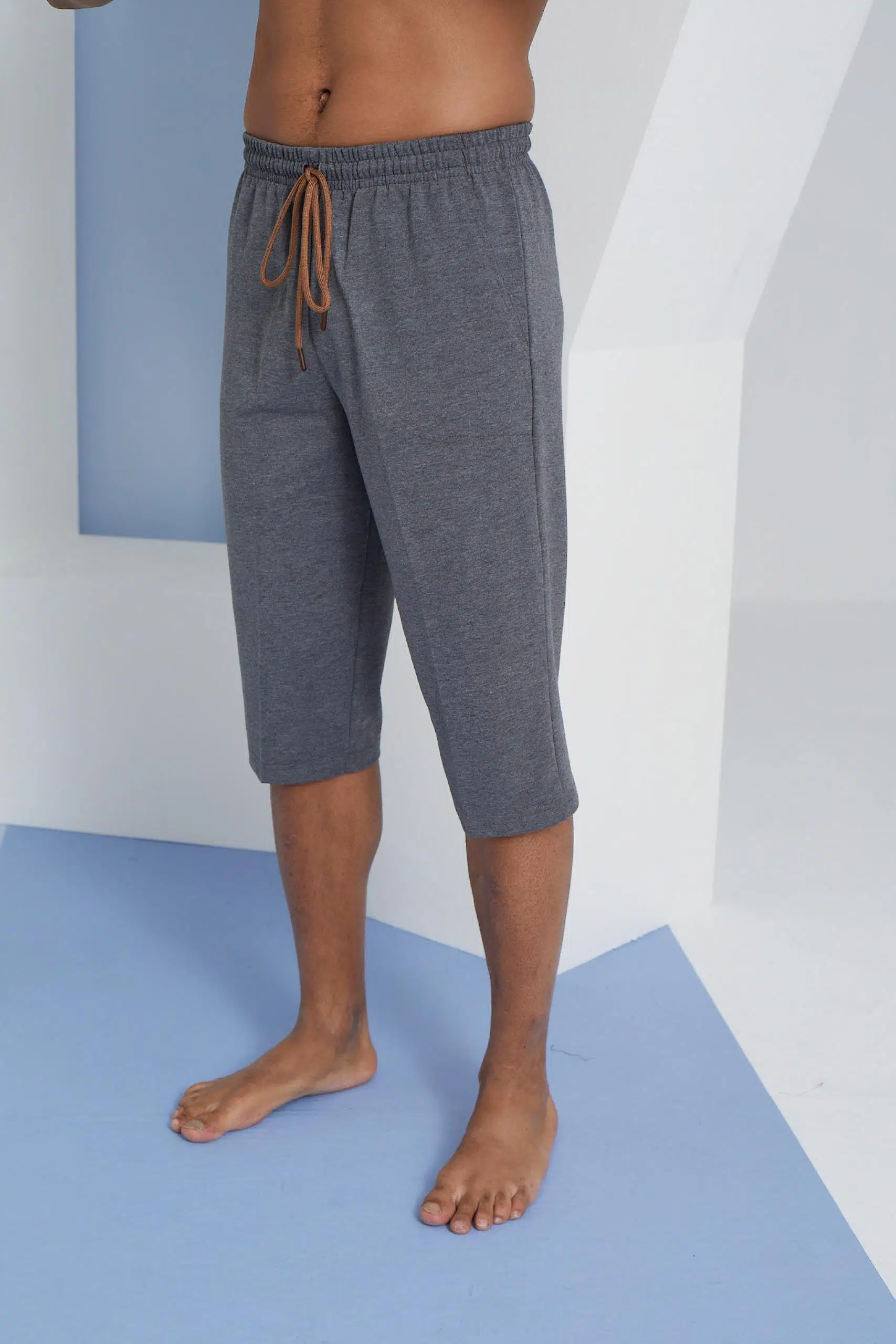 Kly 301 Erkek Pamuklu İnce Kapri - LACİVERT